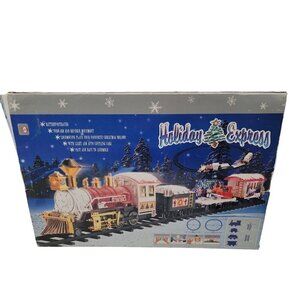Holiday Express Train Set 51"-61" Track Lights & Music Locomotive & 3 Cars